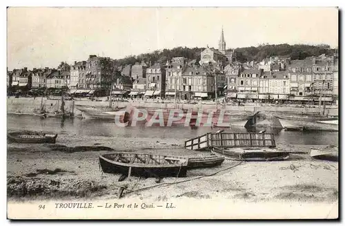 Trouville - Le Port et le Quai - Cartes postales