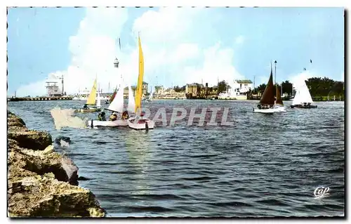 Ouistreham Riva Bella - Les Voiliers sur le Canal - Ansichtskarte AK