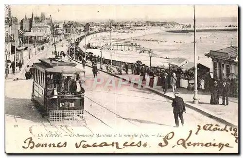 Le Havre - Le Boulevard Maritime Tramway - Cartes postales