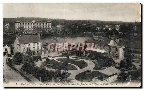 Bagnoles de l Orne - Vue Generale prise des Jardins de l Hotel de Paris - Cartes postales