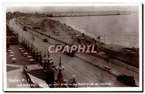 Le Havre - La Plage et l Entree du Port - Cartes postales