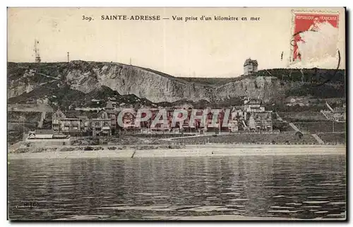 Sainte Adresse - Vue prise d un kilometre en mer - Cartes postales