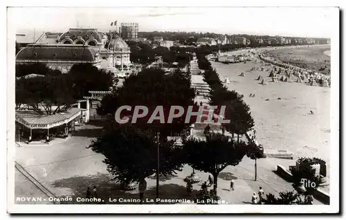 Royan - La Grande Conche - Le Casino - La Passerelle - Ansichtskarte AK