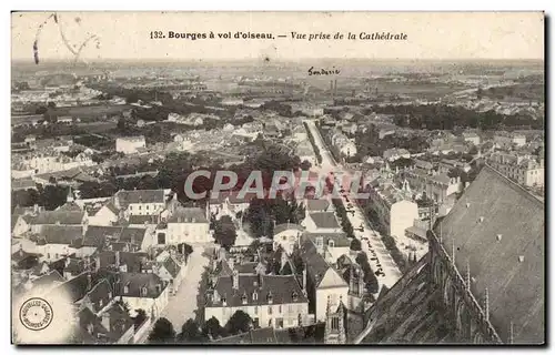 Bourges a vol d oiseau - Cartes postales