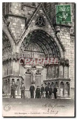 Bourges - Portail St Ursin - La Cathedrale Militaria - Cartes postales