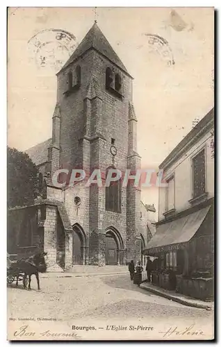 Bourges - L Eglise Saint Pierre - Ansichtskarte AK