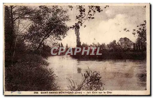 Cartes postales Saint Amand Montrond Joli coin sur le cher