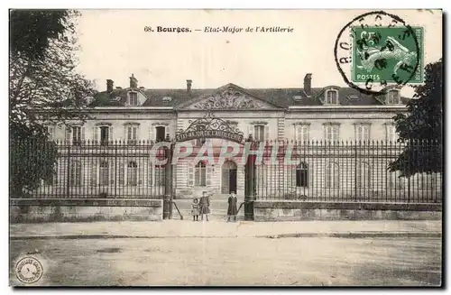 Cartes postales Bourges Etat major de l artillerie