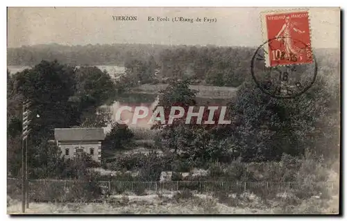 Ansichtskarte AK Vierzon En foret (etang de Fays)