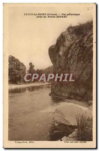 Ansichtskarte AK Evaux les Bains Vue pittoresque prise du moulin Bodeau