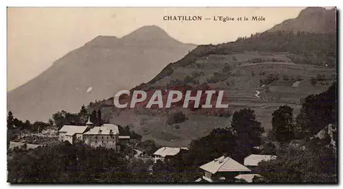 Cartes postales Chatillon L eglise et le Mole