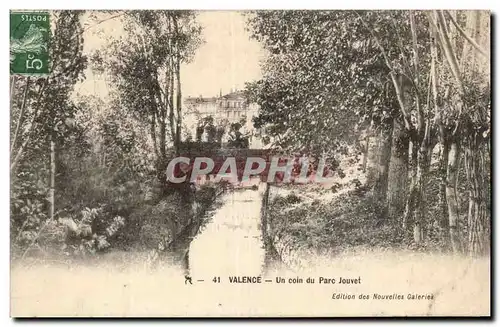 Cartes postales Valence Un coin du parc Jouvet
