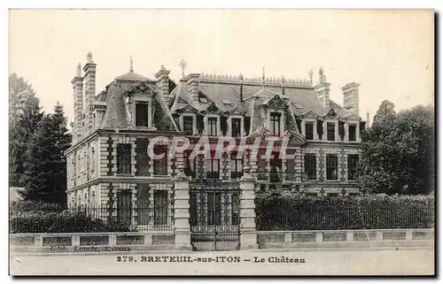 Cartes postales Breteuil sur Iton Le chateau