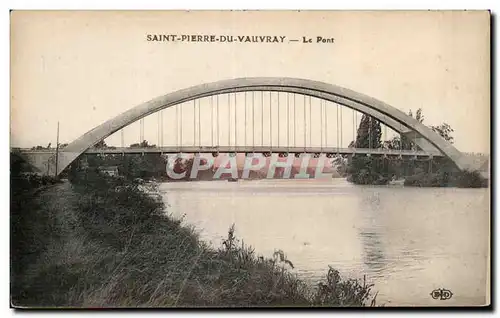 Cartes postales Saint Pierre du Vauvray Le pont