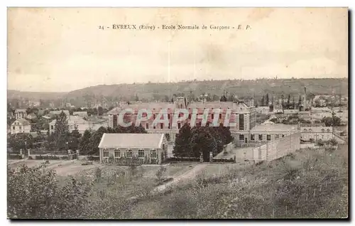 Cartes postales Evreux Ecole normale de garcons