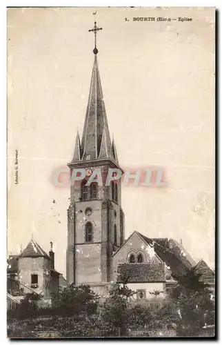 Cartes postales Bourth Eglise