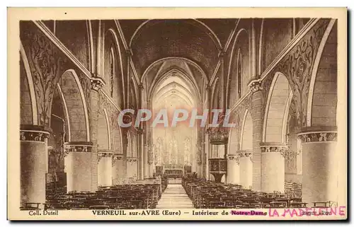 Cartes postales Verneuil sur Avre Interieur de la Madeleine