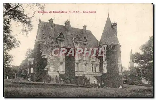 Ansichtskarte AK Chateau de Courtalain Cote ouest