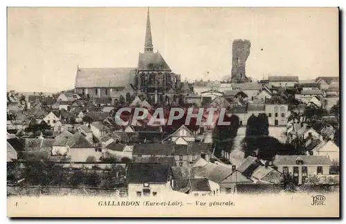 Cartes postales Gallardon Vue generale