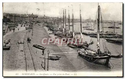 Bordeaux - Les Quais - Vue du Pont - Cartes postales