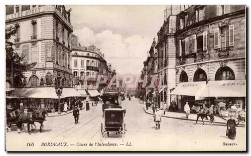 Bordeaux - Cours de l Intendance - Ansichtskarte AK