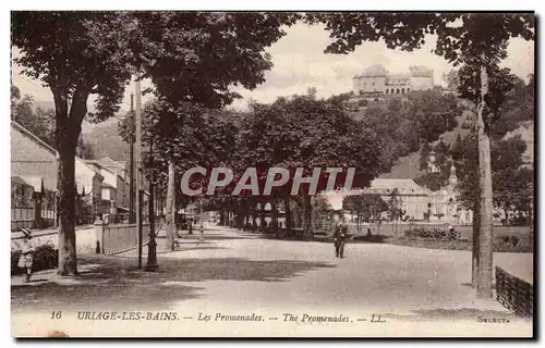 Uriage les Bains - Les Promenades - Cartes postales