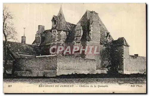 Environs de Jargeau - Chateau de Queuvre - Cartes postales