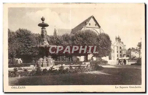 Cartes postales Orleans Le square Gambetta