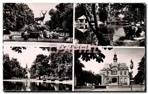 Cartes postales moderne Le Vesinet Le rond point Royale Les Ibis Lac de Croissy La mairie