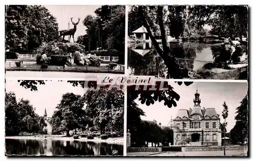 Moderne Karte Le Vesinet Le rond point Royale Les Ibis Lac de Croissy La mairie