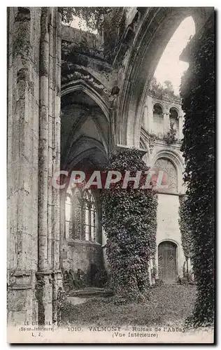 Ansichtskarte AK Valmont Ruines de l abbaye