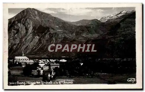 Cartes postales moderne Bourg d Oisans Vue generale et les grandes rousses