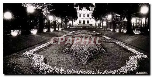 Cartes postales moderne Monaco monte Carlo Le casino et les jardins illumines