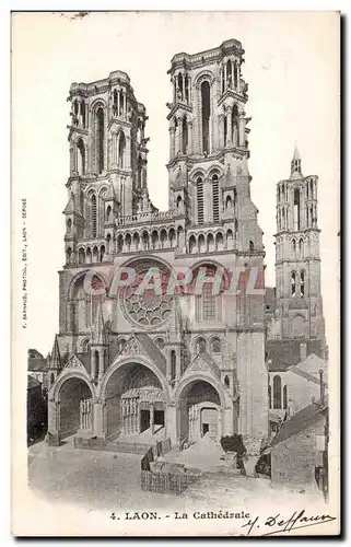 Cartes postales Laon La cathedrale