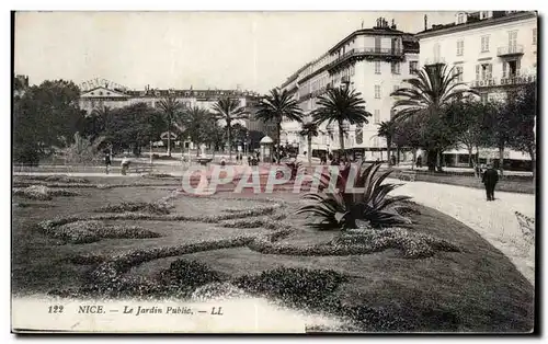 Cartes postales Nice Le jardin public