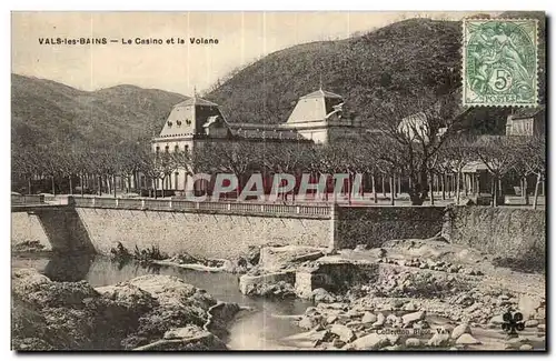 Cartes postales Vals les Bains Le casino et la Volane