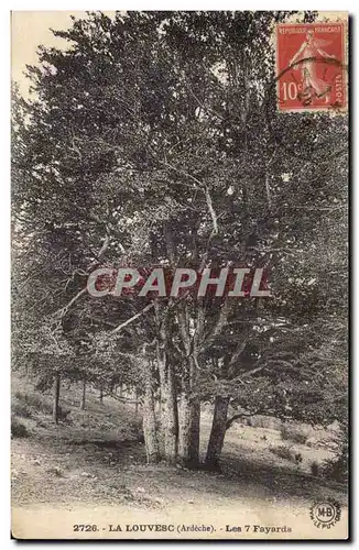 Cartes postales La Louvesc Les 7 fayards
