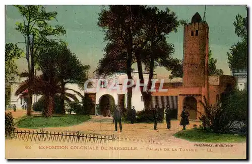 Cartes postales Marseille Exposition coloniale 1922 Palais de la Tunisie