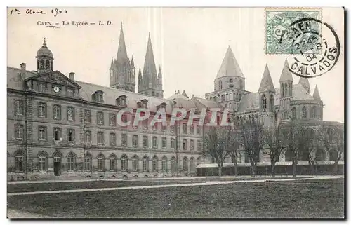 Cartes postales Caen le lycee