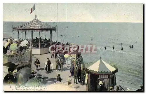 Cartes postales Cabourg Le kiosque a l heure de la musique