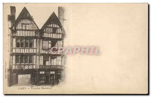 Cartes postales Caen Vieilles maisons