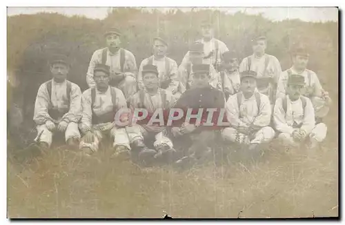 CARTE PHOTO Militaria Soldats St Servan