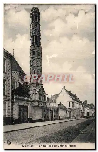 Ansichtskarte AK Arras Le college de jeunes filles