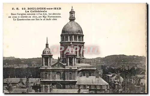 Cartes postales Boulogne sur Mer La cathedrale