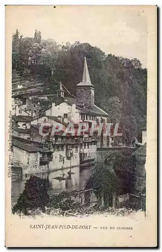 Cartes postales Saint Jean Pied de Port Vue du clocher