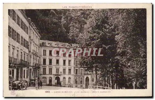 Cartes postales Eaux Bonnes Les hotels Jardin Darralde