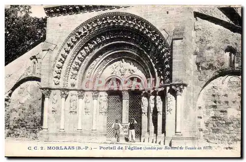 Cartes postales Morlaas Portai de l eglise