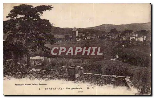 Cartes postales Sare Vue generale