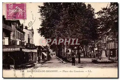 Cartes postales Bagneres de Bigorre Place des Coustous