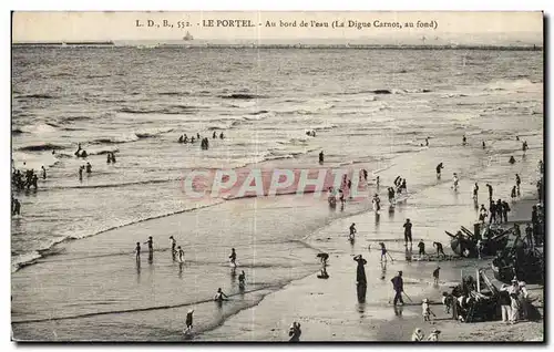 Cartes postales Le Portel Au bord de l eau (la digue Carnot )